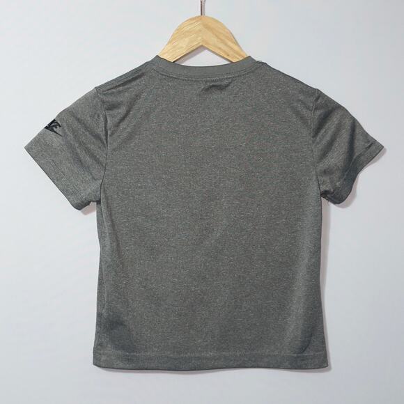 Nike Gray with black Logo shirt kids Size 7 - Picture 2 of 5